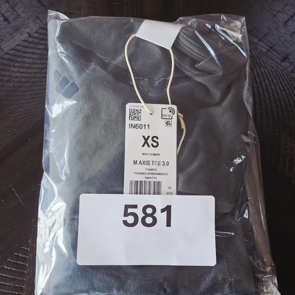 Adidas Men's M Axis Tee 3.0, Legend Ivy, Size XS Workour Gym Lightweight New